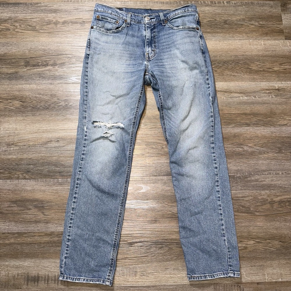 Levi's 541 Athletic Taper Jeans Mens 32W x 32L Light Blue Wash Classic Red Tab